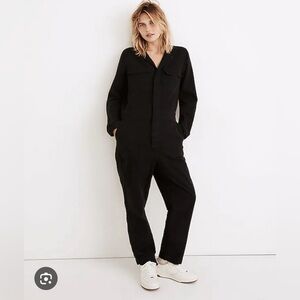 Madewell Signature Coverall Jumpsuit in Black